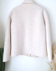Veste en bouclette écrue