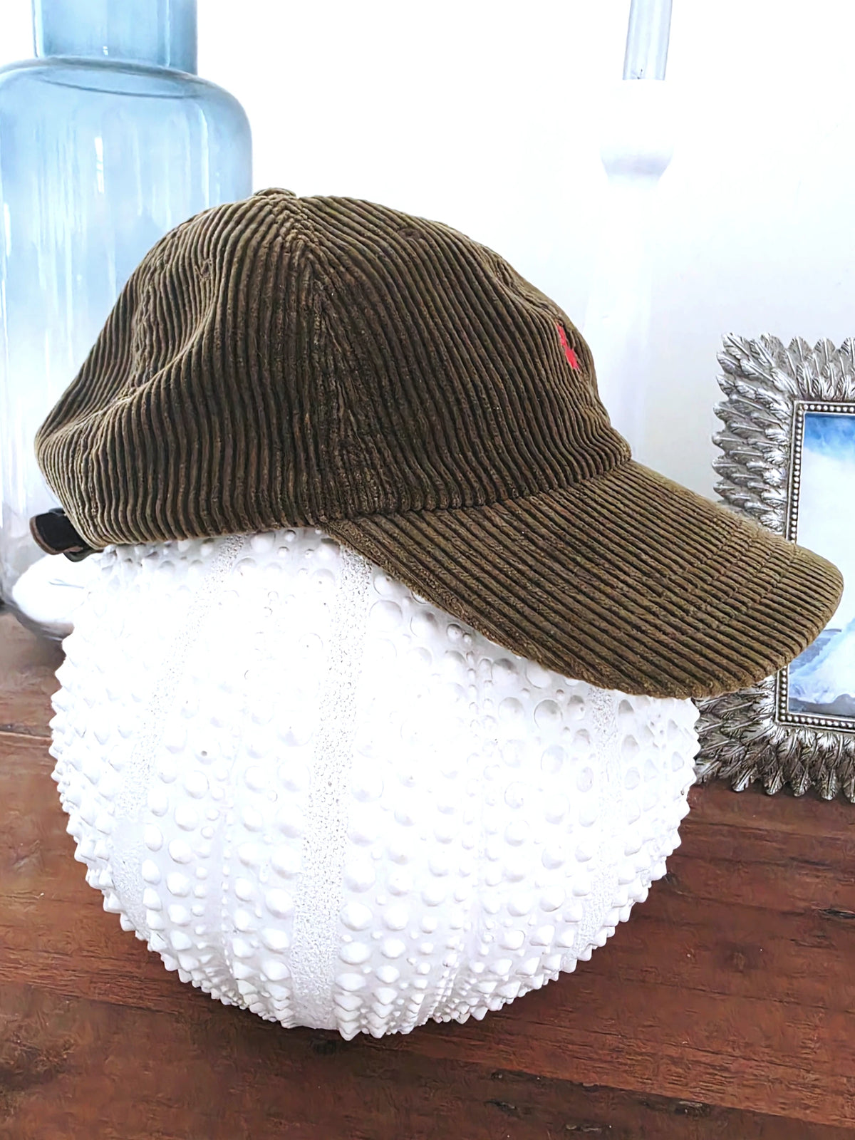 Casquette velours kaki - 𝐌𝐚𝐫𝐢𝐧𝐚𝟒𝟒𝐟𝐚𝐦𝐢𝐥𝐲
