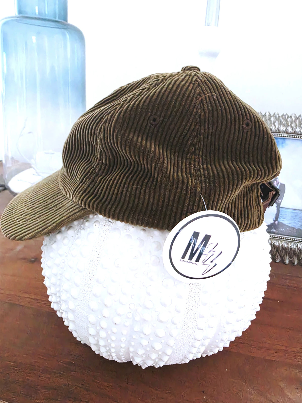 Casquette velours kaki - 𝐌𝐚𝐫𝐢𝐧𝐚𝟒𝟒𝐟𝐚𝐦𝐢𝐥𝐲