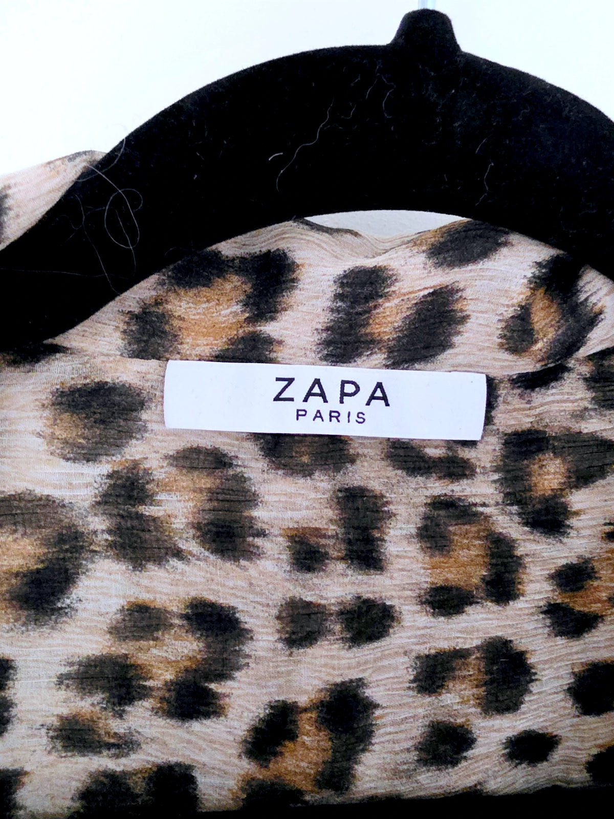 Chemise à imprimé léopard
