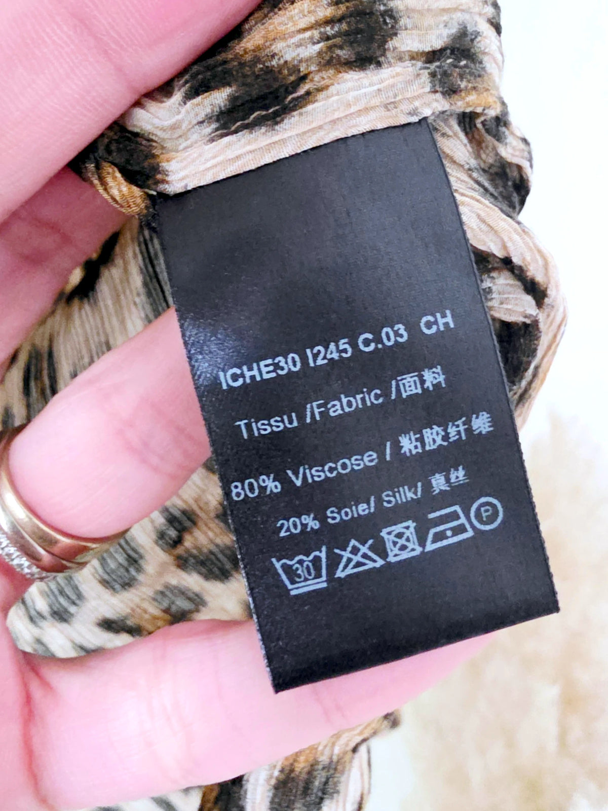 Chemise à imprimé léopard