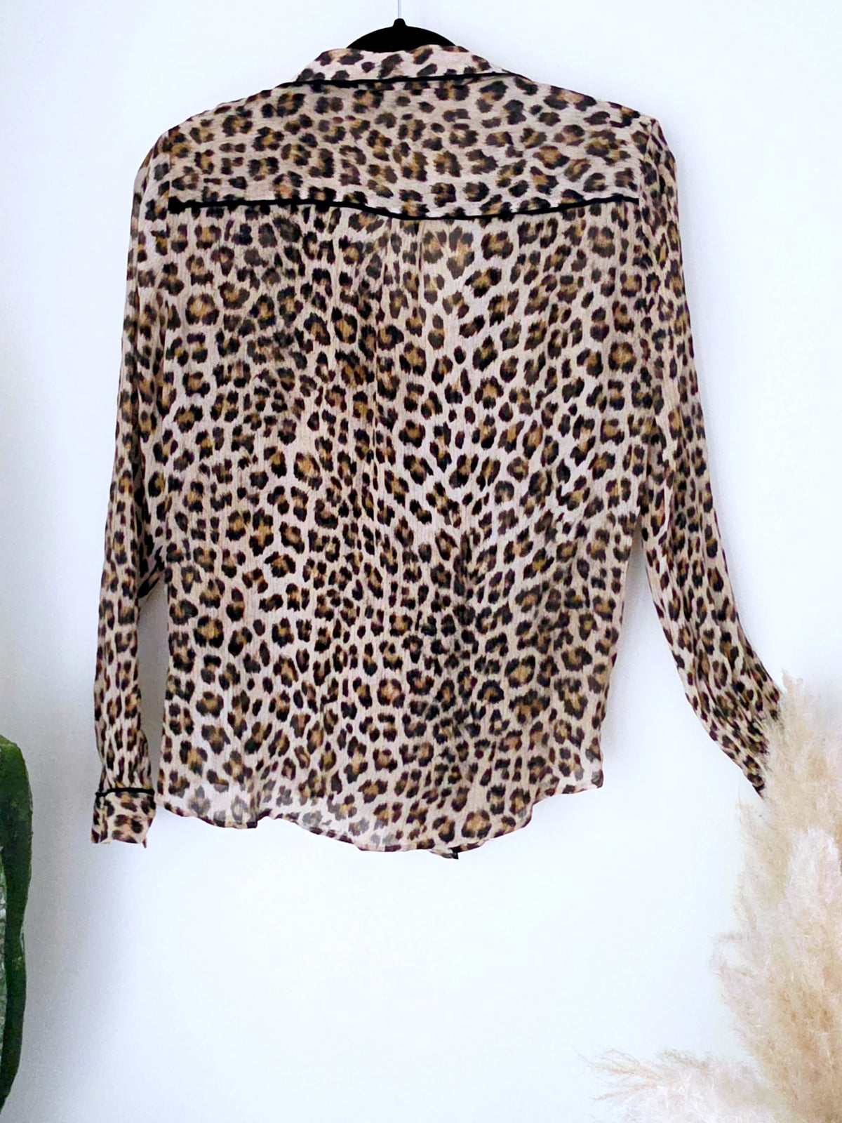 Chemise à imprimé léopard