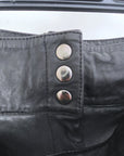 Short noir 100% cuir