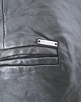 Short noir 100% cuir