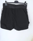 Short noir 100% cuir
