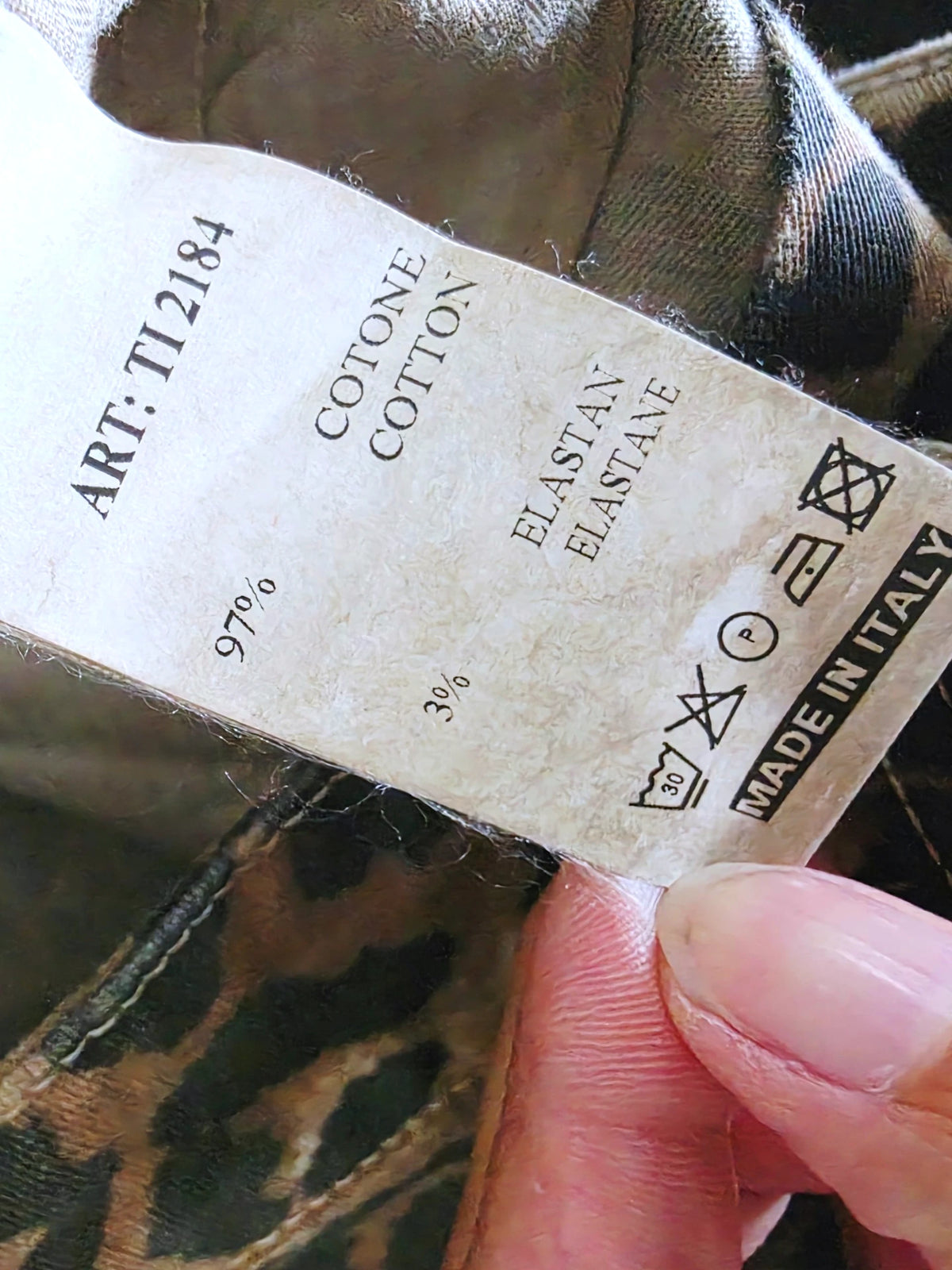 Pantalon à imprimé léopard