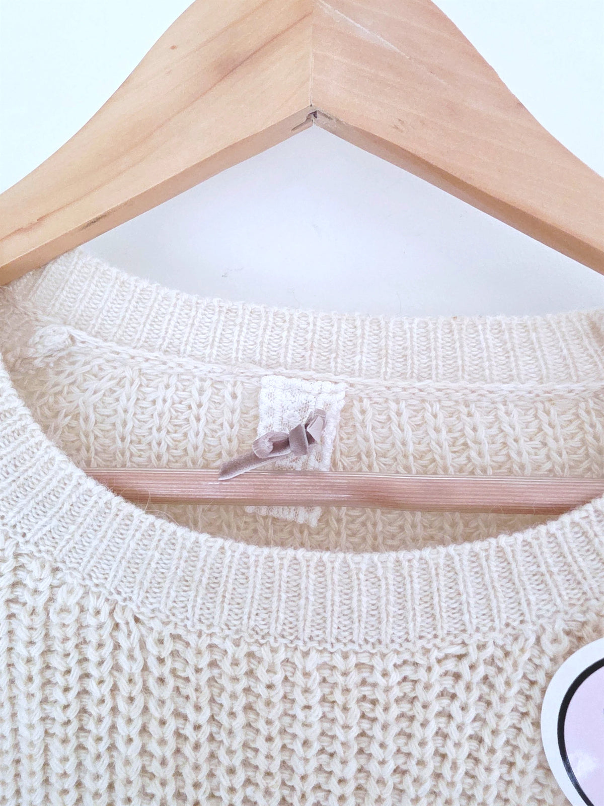 Pull beige à maille chaude - 𝐌𝐚𝐫𝐢𝐧𝐚𝟒𝟒𝐟𝐚𝐦𝐢𝐥𝐲