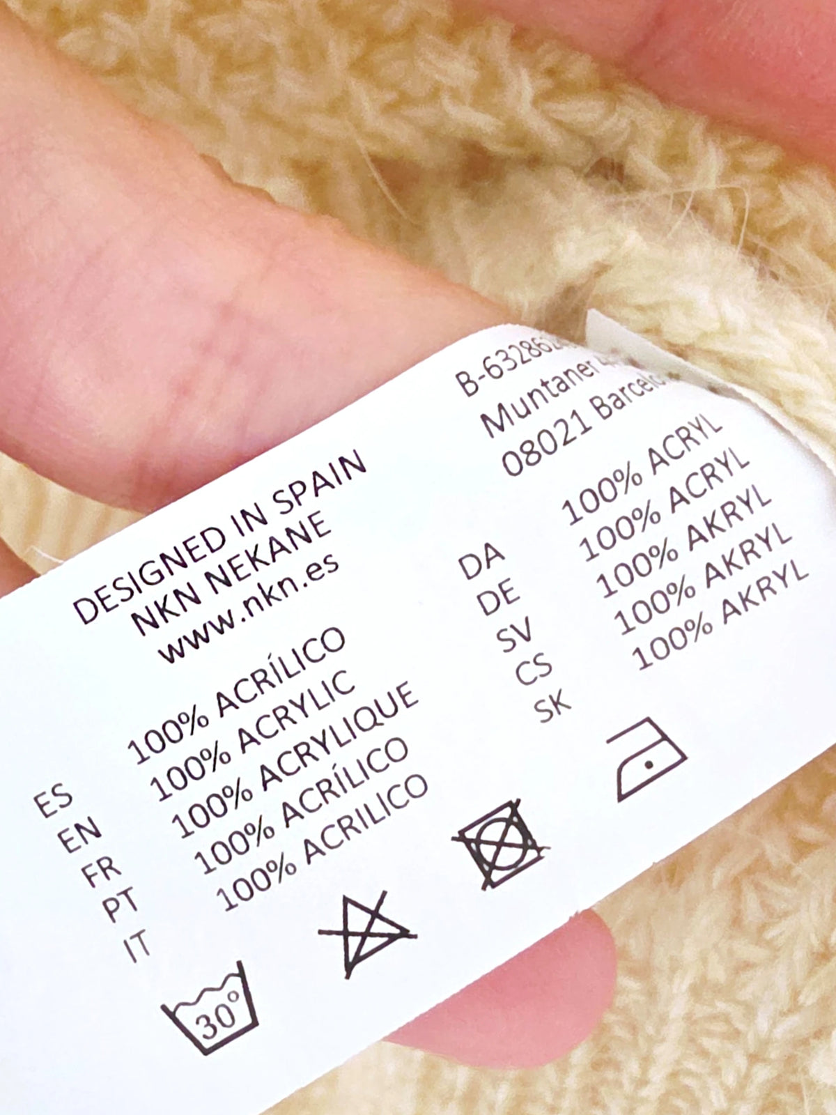 Pull beige à maille chaude - 𝐌𝐚𝐫𝐢𝐧𝐚𝟒𝟒𝐟𝐚𝐦𝐢𝐥𝐲