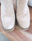 Bottines Janis beiges 100% cuir - 𝐌𝐚𝐫𝐢𝐧𝐚𝟒𝟒𝐟𝐚𝐦𝐢𝐥𝐲