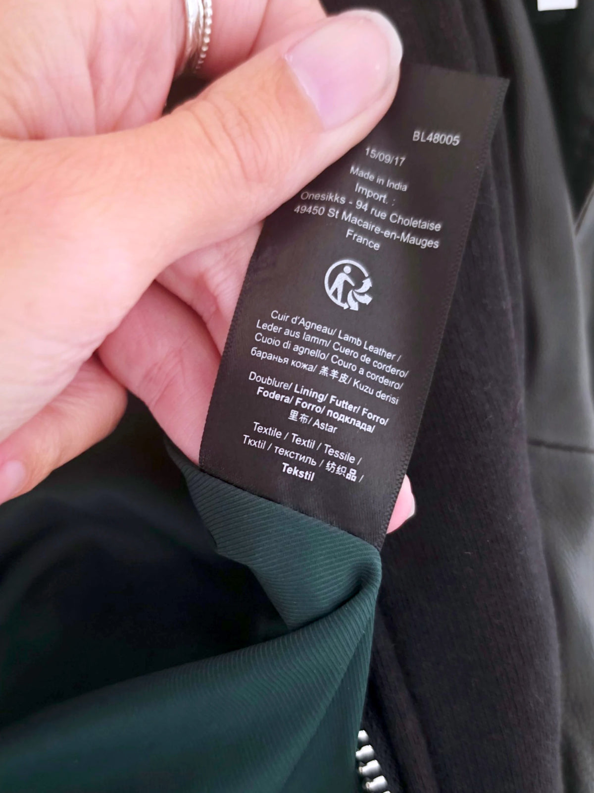 Perfecto 100% cuir noir 2&amp;1 - 𝐌𝐚𝐫𝐢𝐧𝐚𝟒𝟒𝐟𝐚𝐦𝐢𝐥𝐲