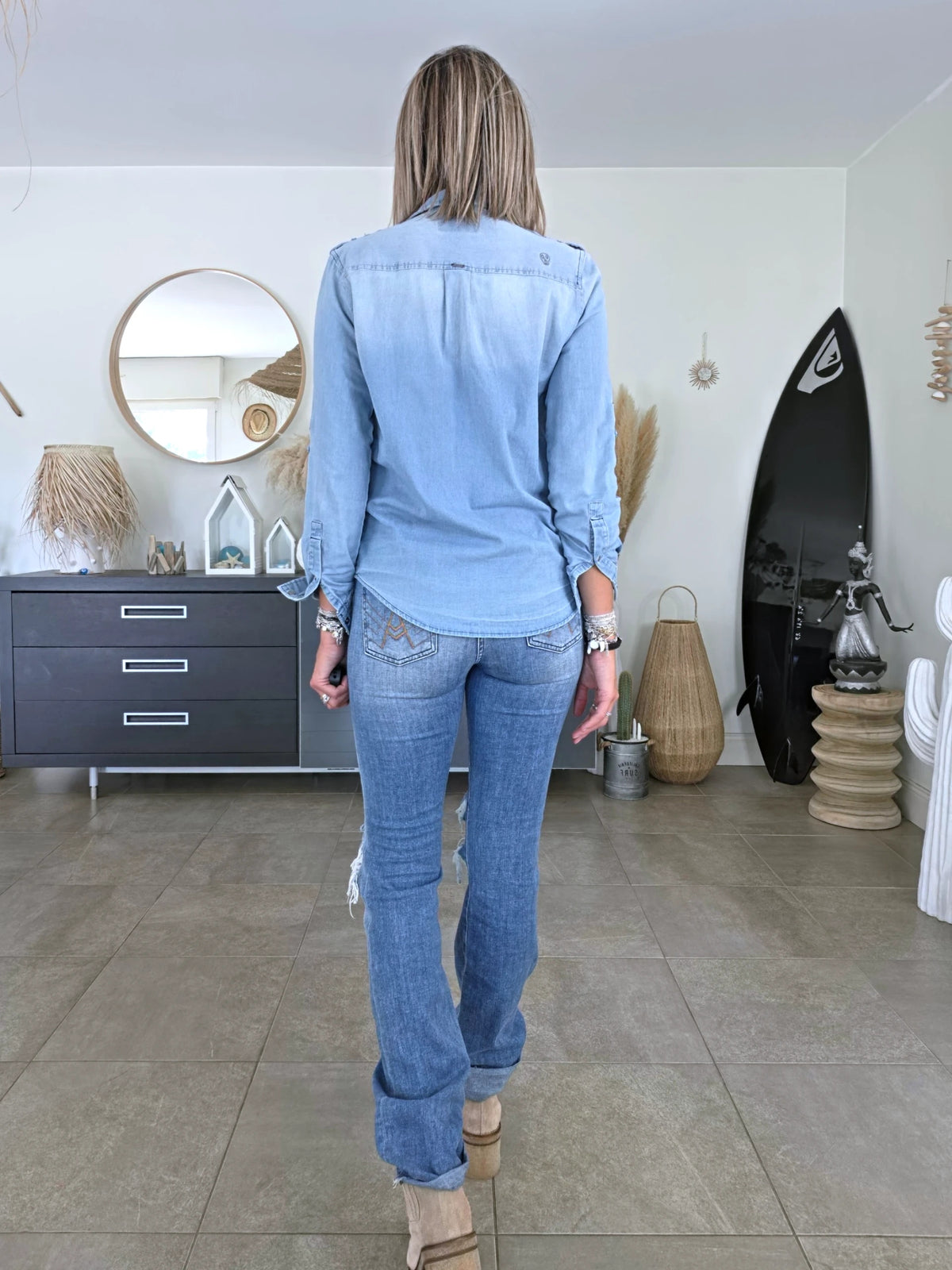Jean customisé Pièce unique