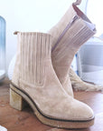 Bottines Janis beiges 100% cuir - 𝐌𝐚𝐫𝐢𝐧𝐚𝟒𝟒𝐟𝐚𝐦𝐢𝐥𝐲