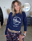 Sweat bleu marine blind test you - 𝐌𝐚𝐫𝐢𝐧𝐚𝟒𝟒𝐟𝐚𝐦𝐢𝐥𝐲