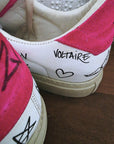 Baskets ZV1747 blanche à tags 100% cuir - 𝐌𝐚𝐫𝐢𝐧𝐚𝟒𝟒𝐟𝐚𝐦𝐢𝐥𝐲