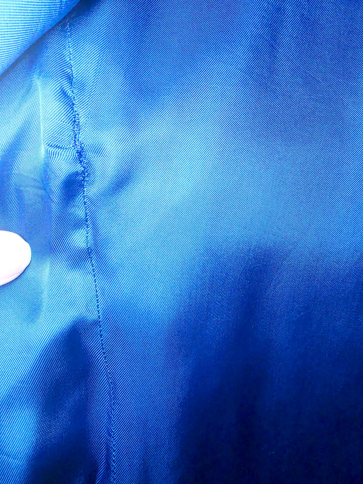 Veste chic et cintrée bleu marine à fines rayures - 𝐌𝐚𝐫𝐢𝐧𝐚𝟒𝟒𝐟𝐚𝐦𝐢𝐥𝐲