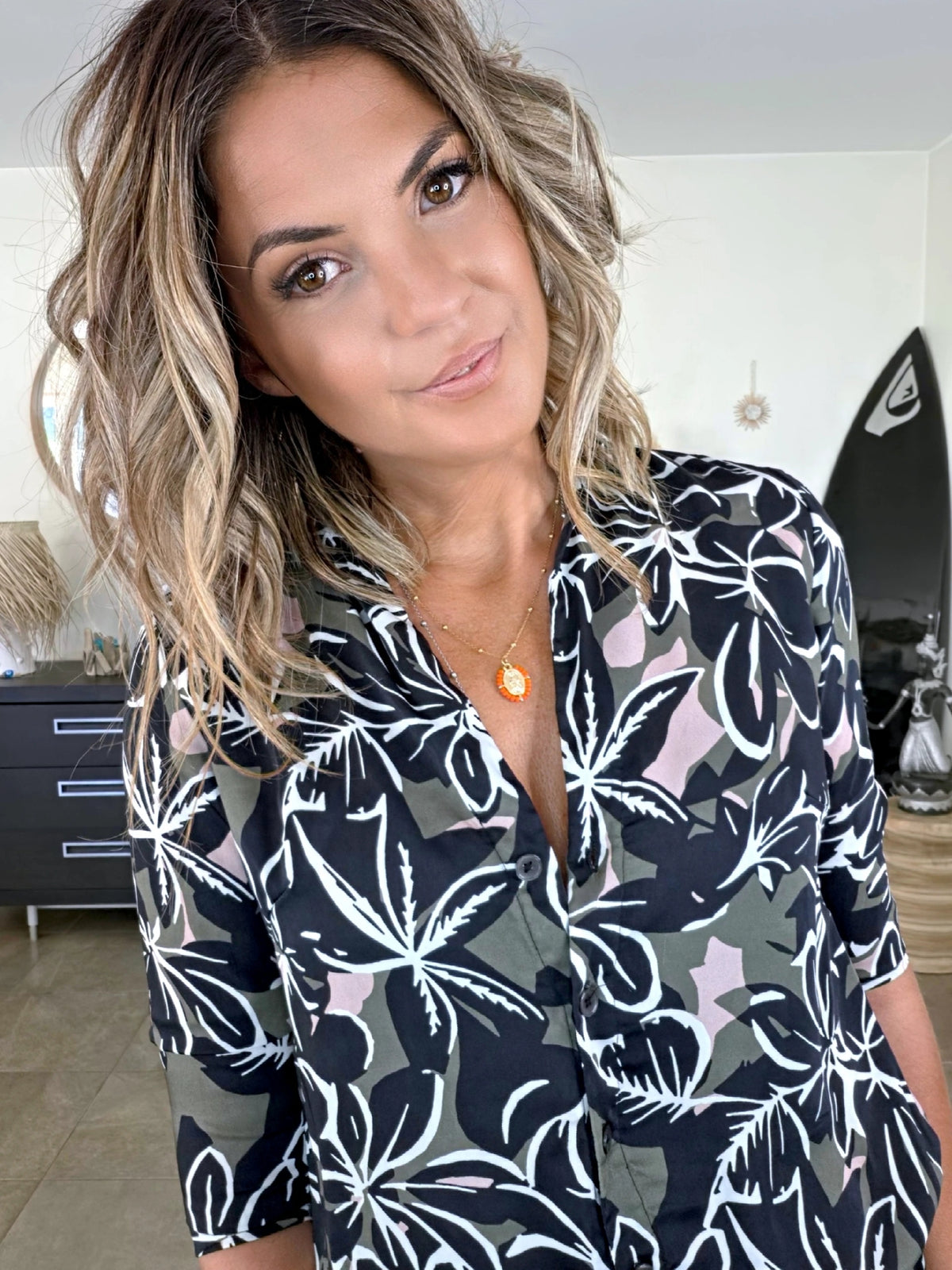 Robe kaki à imprimé camouflage - 𝐌𝐚𝐫𝐢𝐧𝐚𝟒𝟒𝐟𝐚𝐦𝐢𝐥𝐲