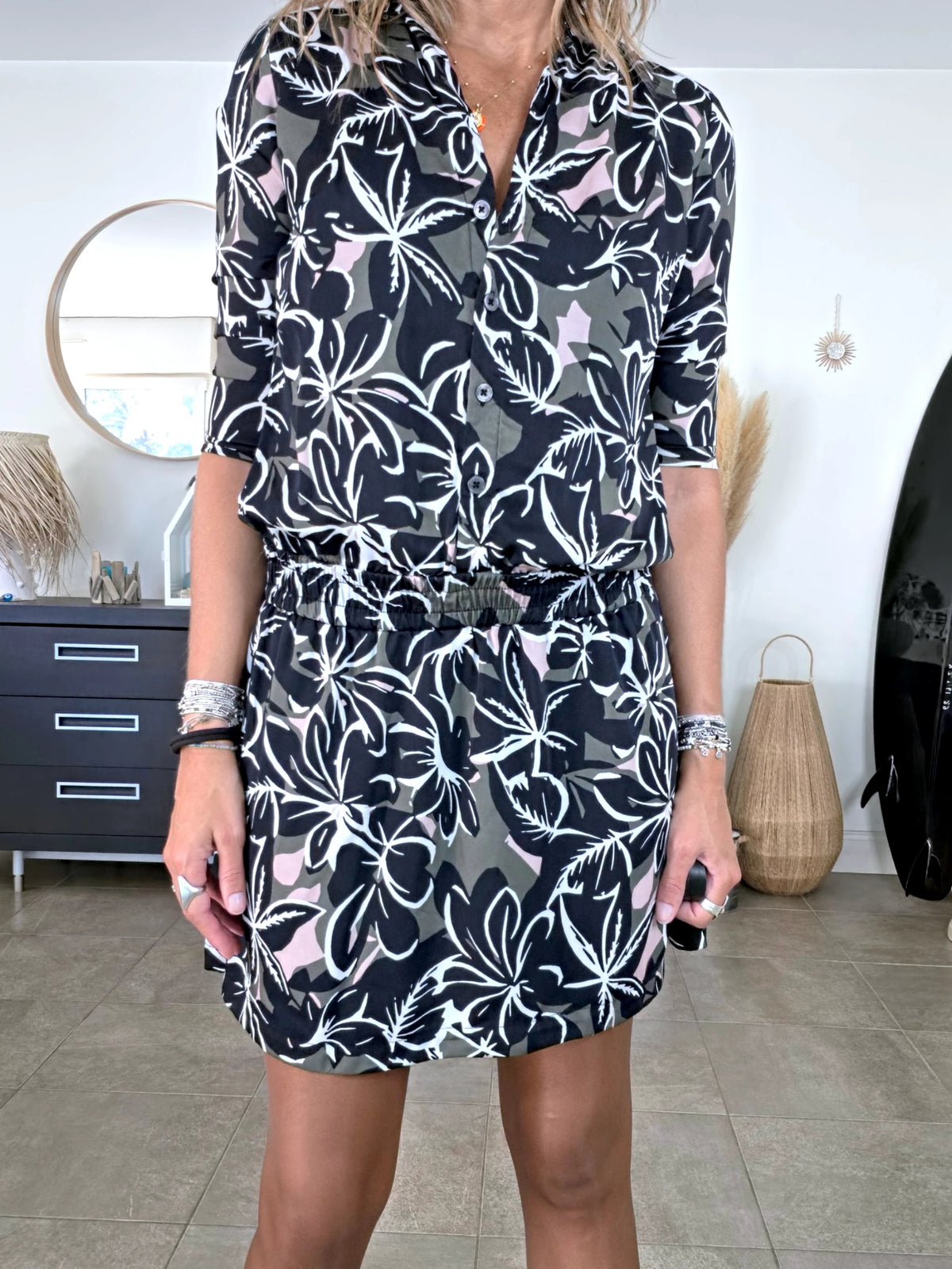 Robe kaki à imprimé camouflage - 𝐌𝐚𝐫𝐢𝐧𝐚𝟒𝟒𝐟𝐚𝐦𝐢𝐥𝐲