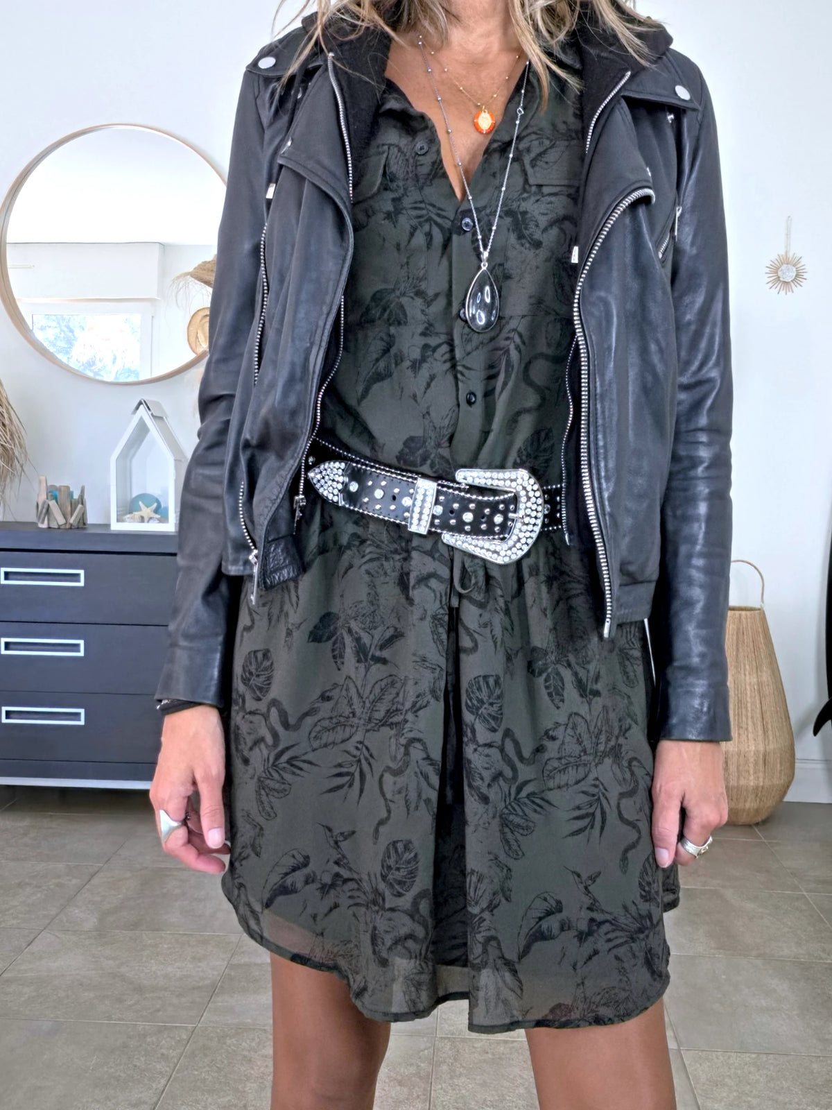 Perfecto 100% cuir noir 2&amp;1 - 𝐌𝐚𝐫𝐢𝐧𝐚𝟒𝟒𝐟𝐚𝐦𝐢𝐥𝐲