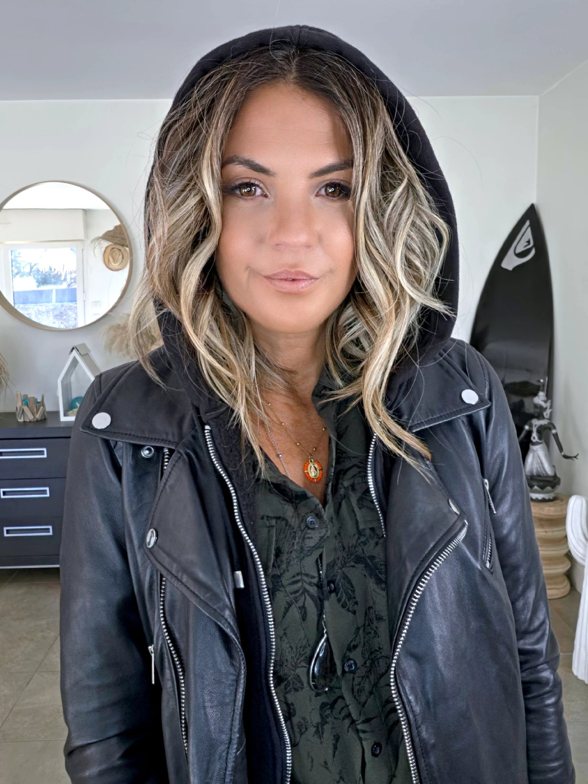 Perfecto 100% cuir noir 2&amp;1 - 𝐌𝐚𝐫𝐢𝐧𝐚𝟒𝟒𝐟𝐚𝐦𝐢𝐥𝐲