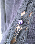 Cardigan bleu marine à maille douce - 𝐌𝐚𝐫𝐢𝐧𝐚𝟒𝟒𝐟𝐚𝐦𝐢𝐥𝐲