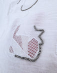 T-shirt blanc Rock au dos - 𝐌𝐚𝐫𝐢𝐧𝐚𝟒𝟒𝐟𝐚𝐦𝐢𝐥𝐲