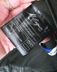 Perfecto noir matelassé 100% cuir