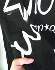 Robe noire à inscriptions - 𝐌𝐚𝐫𝐢𝐧𝐚𝟒𝟒𝐟𝐚𝐦𝐢𝐥𝐲