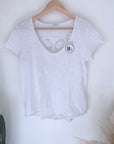 T-shirt blanc Rock au dos - 𝐌𝐚𝐫𝐢𝐧𝐚𝟒𝟒𝐟𝐚𝐦𝐢𝐥𝐲