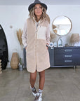 Manteau sans manche beige à bouclette - 𝐌𝐚𝐫𝐢𝐧𝐚𝟒𝟒𝐟𝐚𝐦𝐢𝐥𝐲