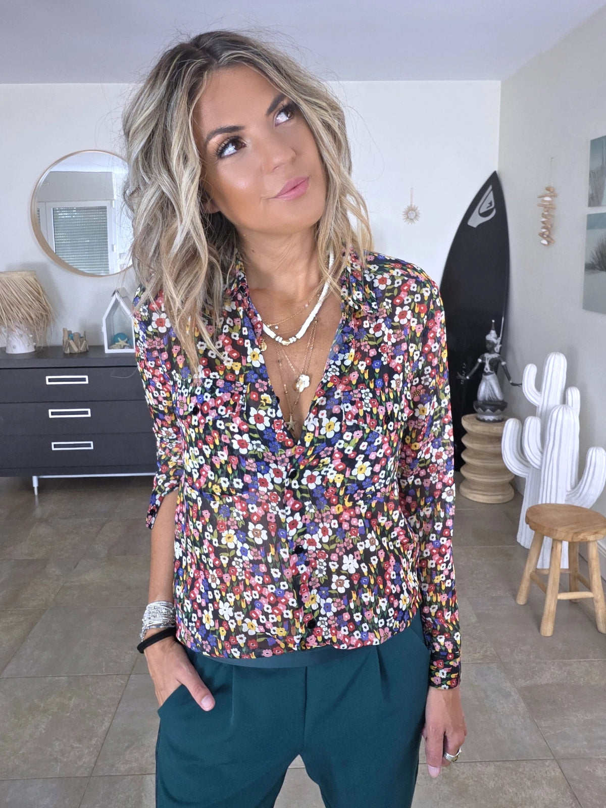 Chemise flower