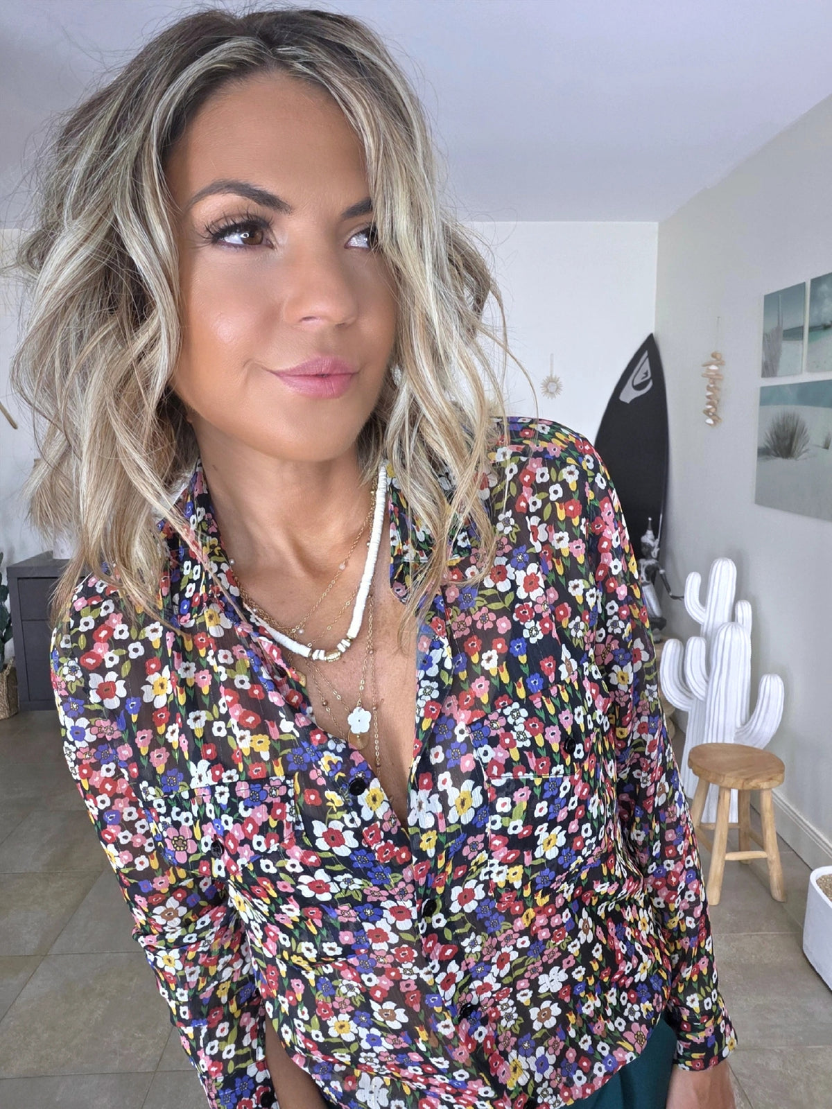 Chemise flower