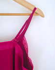 Débardeur fuchsia style lingerie - 𝐌𝐚𝐫𝐢𝐧𝐚𝟒𝟒𝐟𝐚𝐦𝐢𝐥𝐲