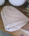 Bonnet beige chiné