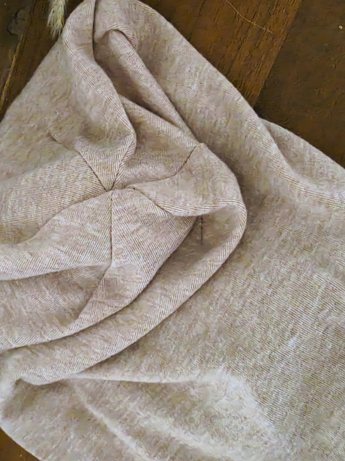 Bonnet beige chiné