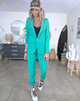 Pantalon chic vert