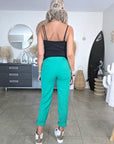 Pantalon chic vert