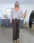 Cardigan à imprimé léopard double sens - 𝐌𝐚𝐫𝐢𝐧𝐚𝟒𝟒𝐟𝐚𝐦𝐢𝐥𝐲