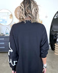 Robe noire à inscriptions - 𝐌𝐚𝐫𝐢𝐧𝐚𝟒𝟒𝐟𝐚𝐦𝐢𝐥𝐲