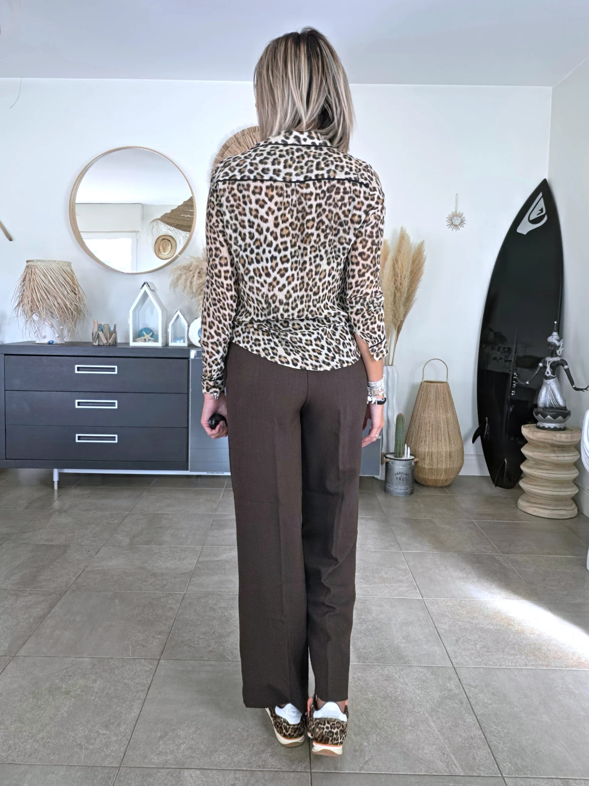 Pantalon palazzo marron - 𝐌𝐚𝐫𝐢𝐧𝐚𝟒𝟒𝐟𝐚𝐦𝐢𝐥𝐲
