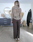 Pantalon palazzo marron - 𝐌𝐚𝐫𝐢𝐧𝐚𝟒𝟒𝐟𝐚𝐦𝐢𝐥𝐲