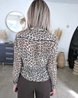 Chemise à imprimé léopard