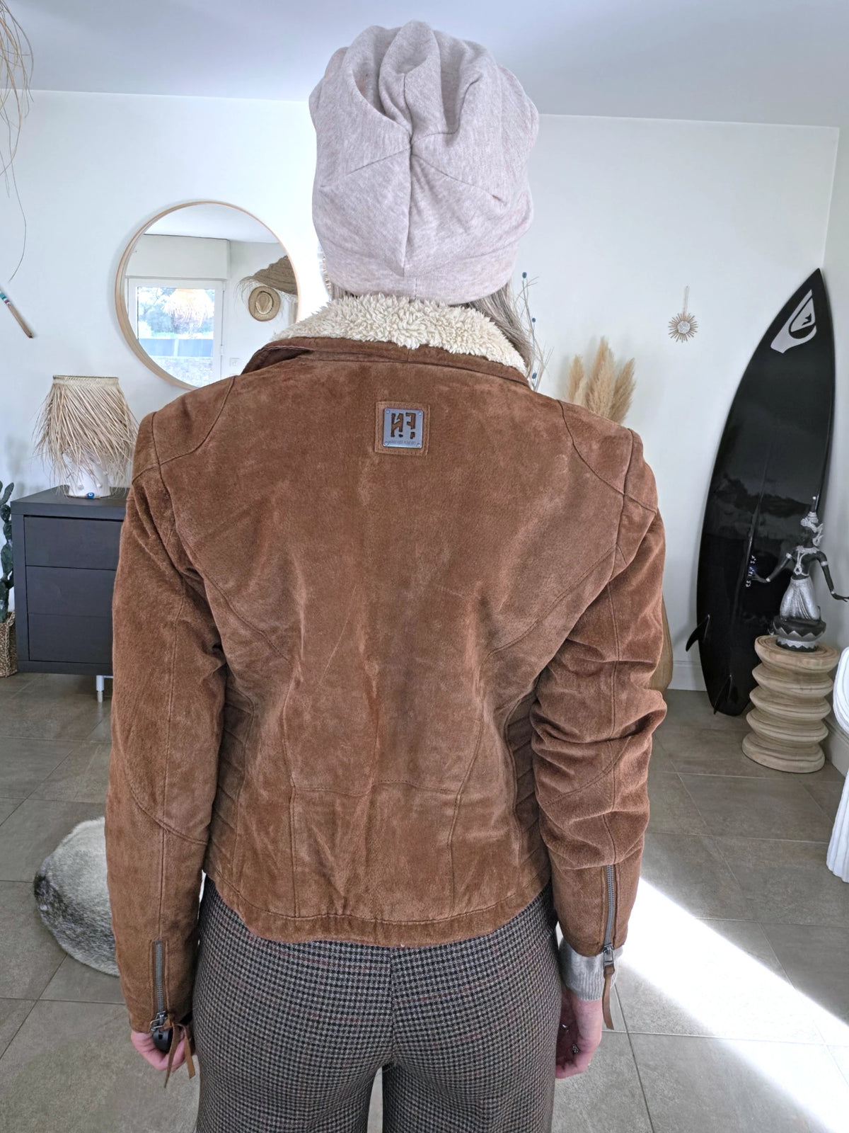 Perfecto 100% cuir cognac