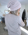 Bonnet beige chiné
