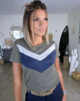 T-shirt tricolore - 𝐌𝐚𝐫𝐢𝐧𝐚𝟒𝟒𝐟𝐚𝐦𝐢𝐥𝐲