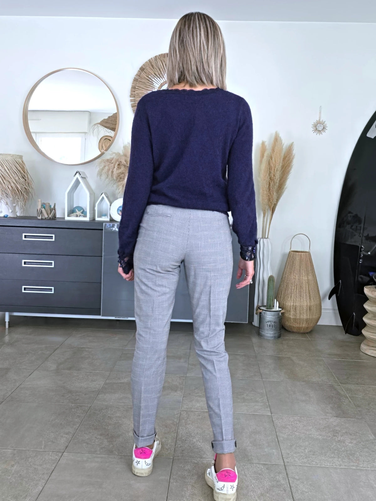 Baskets ZV1747 blanche à tags 100% cuir - 𝐌𝐚𝐫𝐢𝐧𝐚𝟒𝟒𝐟𝐚𝐦𝐢𝐥𝐲