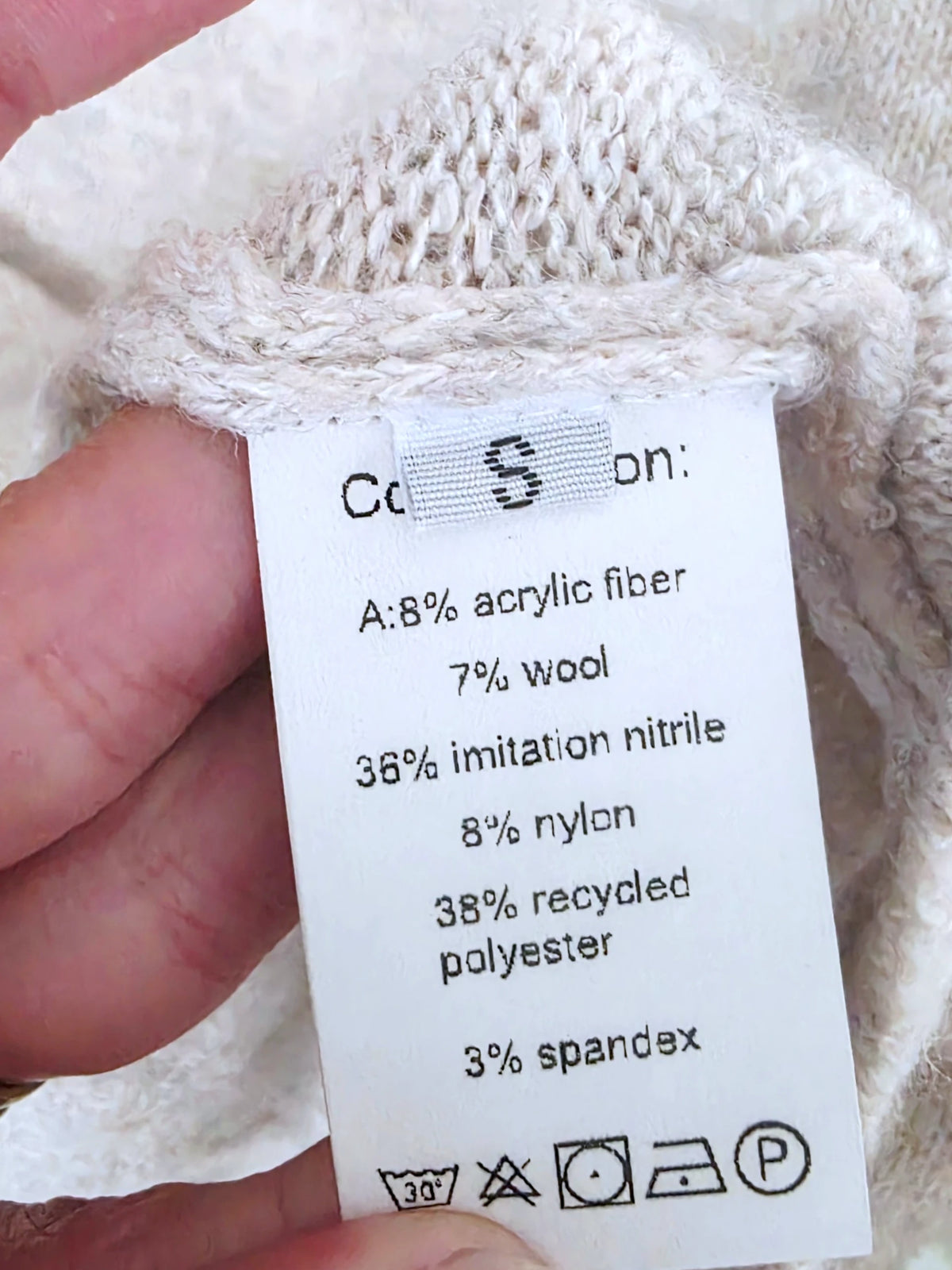 Robe écrue chinée à maille douce - 𝐌𝐚𝐫𝐢𝐧𝐚𝟒𝟒𝐟𝐚𝐦𝐢𝐥𝐲