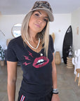 T-shirt noir rock - 𝐌𝐚𝐫𝐢𝐧𝐚𝟒𝟒𝐟𝐚𝐦𝐢𝐥𝐲