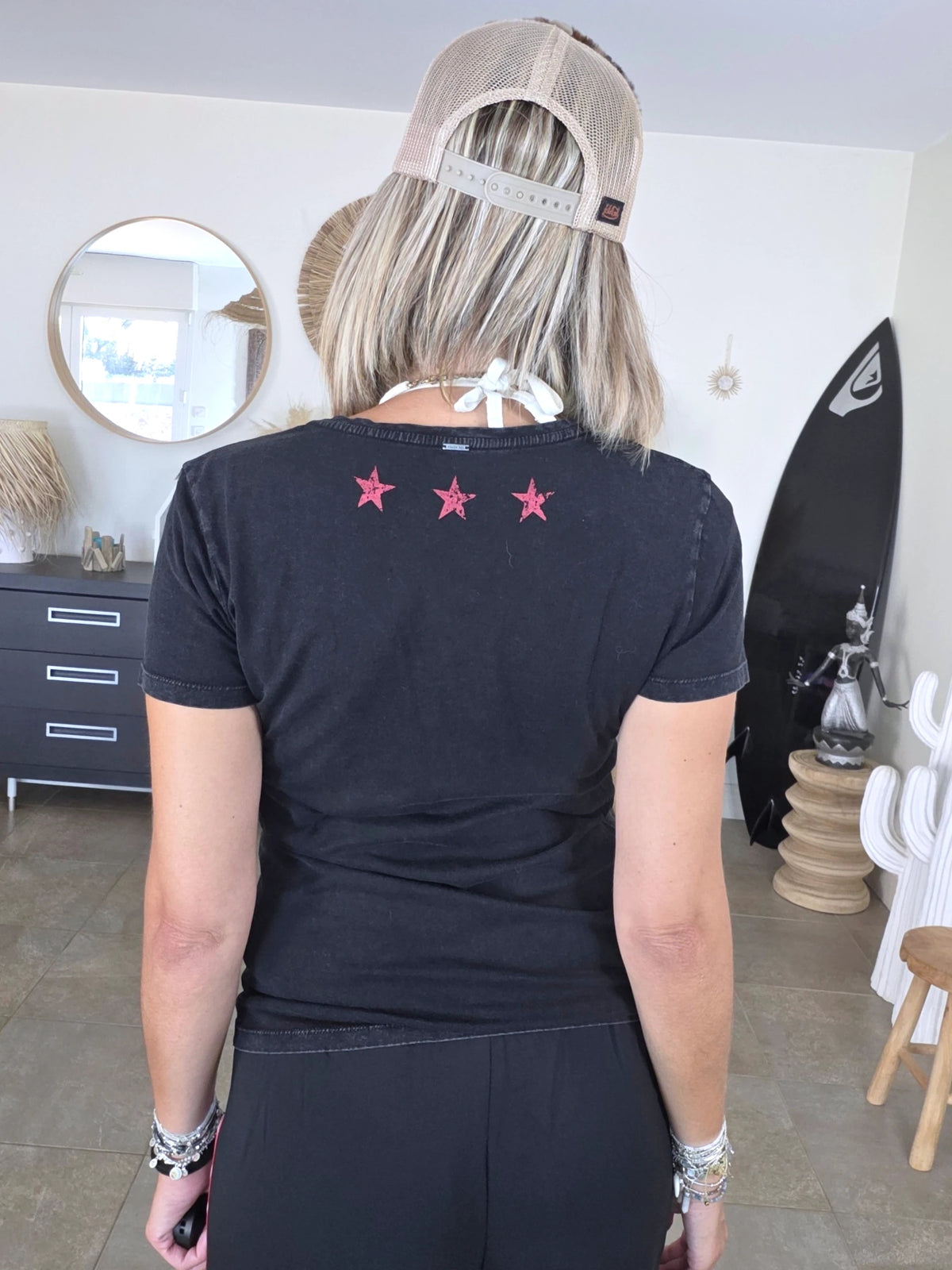 T-shirt noir rock - 𝐌𝐚𝐫𝐢𝐧𝐚𝟒𝟒𝐟𝐚𝐦𝐢𝐥𝐲