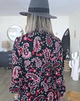 Robe à imprimé cachemire