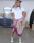 T-shirt blanc dos coeur en dentelle